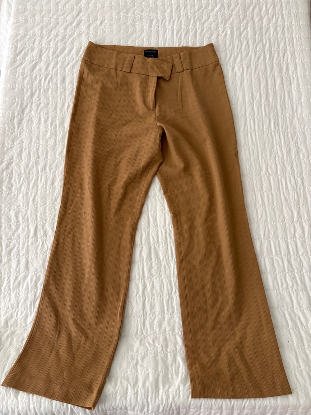 Anine Bing Camel Wide-Leg Trousers